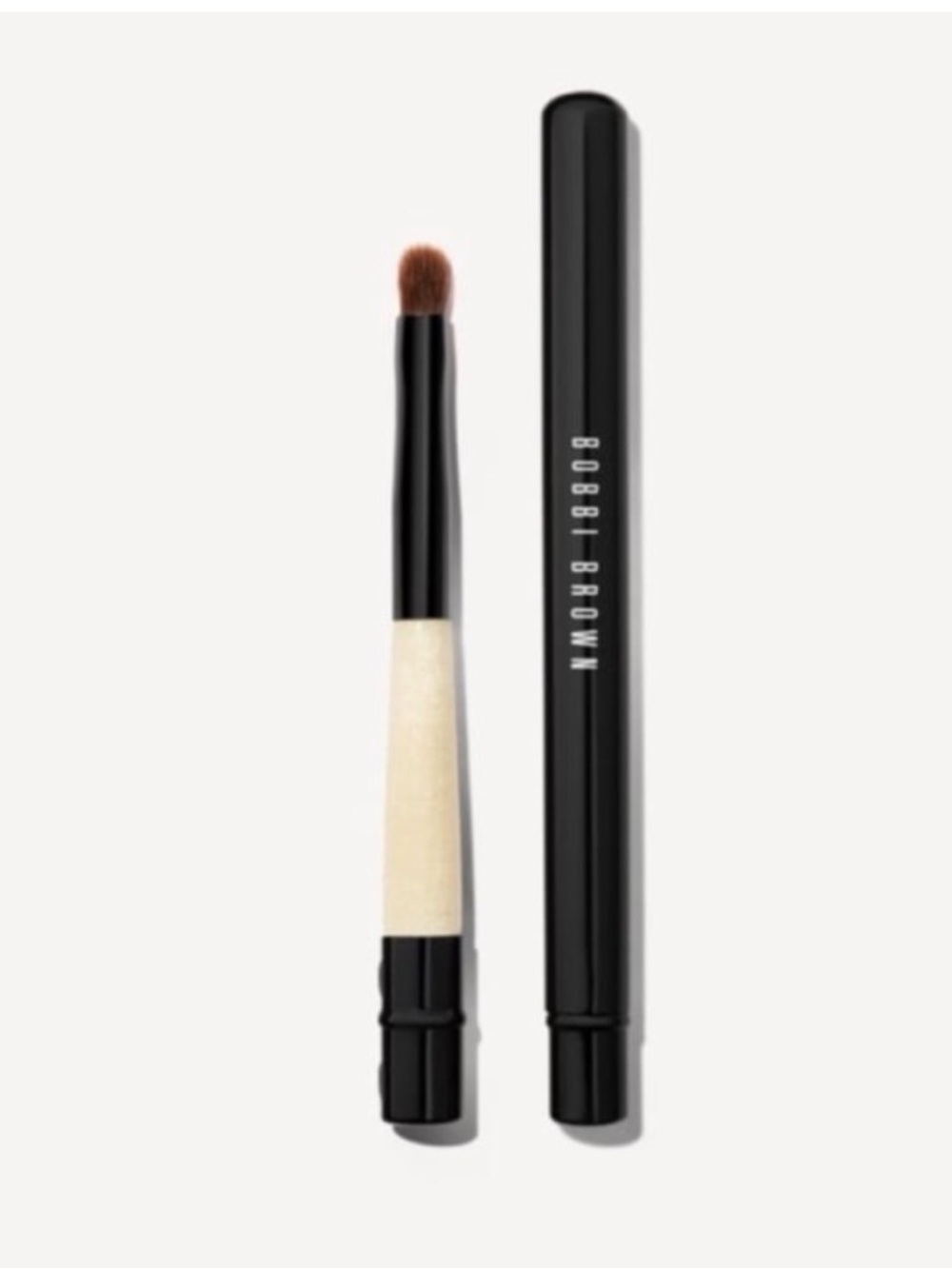 Bobbi Brown Retractable Lip Brush - Black Handle with Cream Handle